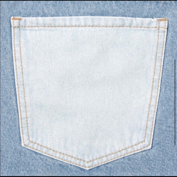 HOST PICK!! Denim Distressed Colorblock Shorts - Picture 7 of 7